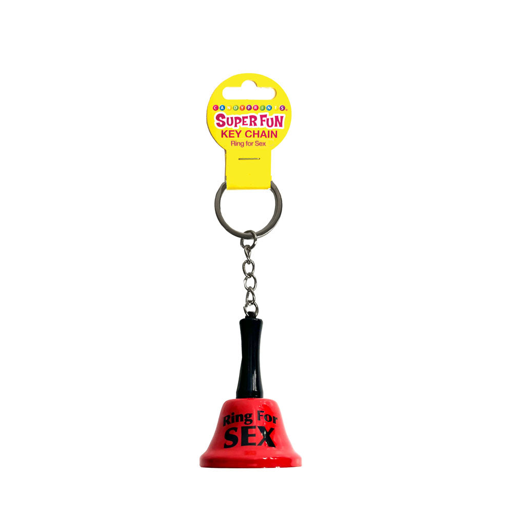 Super Fun Key Chain - Ring For Sex - Novelty Bell Keychain Default Title Key Chains