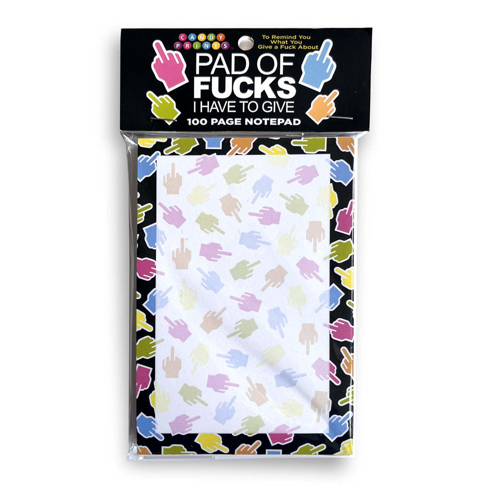 Pad of Fucks I Have to Give – Novelty 100-Page Notepad Default Title > Novelties > Gag Gifts