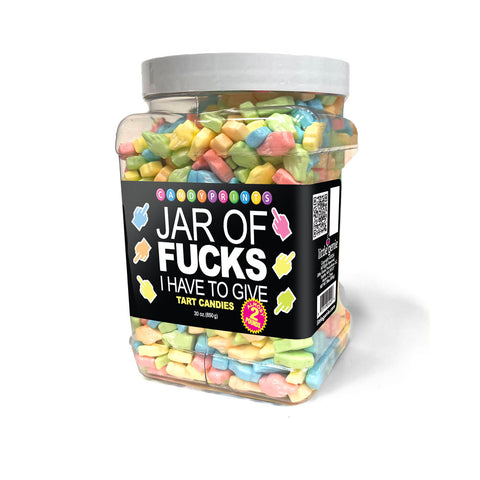 Jar of Fucks I Have to Give – Fruit Flavored Candy Jar Default Title > Novelties > Candy & Edible Items