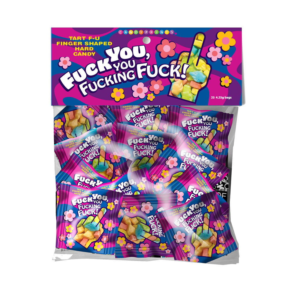 Fuck You, You Fucking Fuck Candy - Bag of 25 Default Title > Novelties > Candy & Edible Items