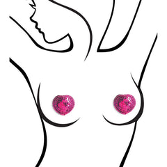 Sexy AF - Nipple Couture  Hearts -  Sequin Reuseable Nipple Pasties