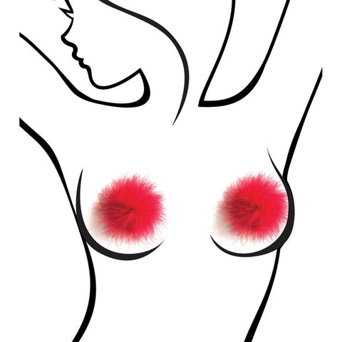 Sexy Af Nipple Couture Marabou Reusable Nipple Pasties Pasties