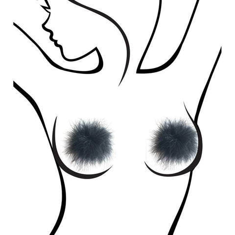 Sexy AF Nipple Couture Marabou Reusable Nipple Pasties Pasties