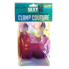 Sexy AF - Clamp Couture  Puff Balls -  Puff Balls Nipple Clamps