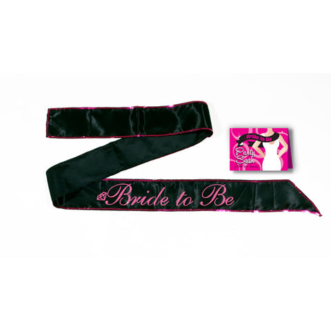Bride to Be Black Hens Party Sash Adult Accessory > Novelties > Party Supplies