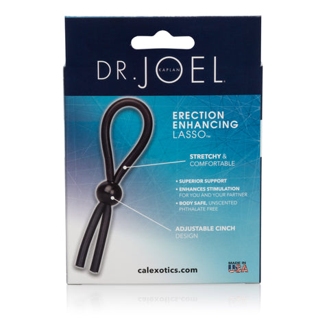 Dr. Joel Erection Enhancing Lasso Black 4.75 Inch Stretchy Adjustable Latex Ring COCK RINGS