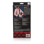 Scandal Breathable Ball Gag and Adjustable Cuffs – Comfortable Restraint Set Black > Bondage Gear > Gags and Bits