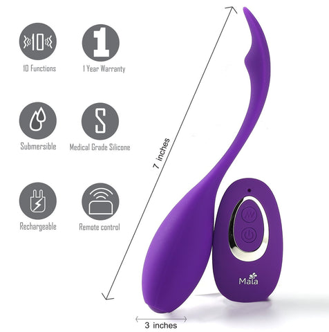 Maia Syrene - USB Rechargeable Bullet with Wireless Remote BULLETS