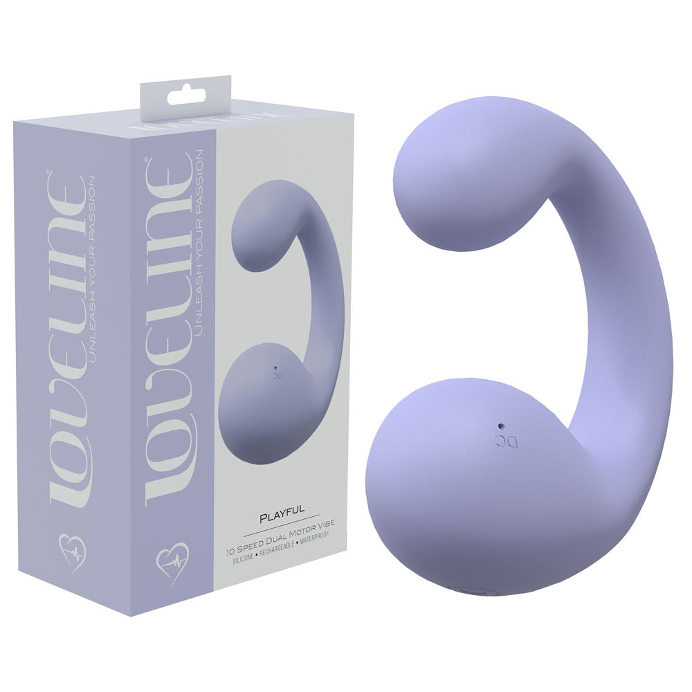 LOVELINE Playful - Lavender Vibrator with 10 Modes > Vibrators > Ladies > Rabbit Multi Main image