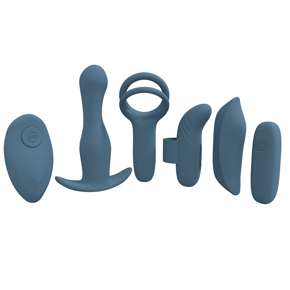 LOVELINE Supreme Weekend Kit - Blue for Ultimate Pleasure Couples Toys