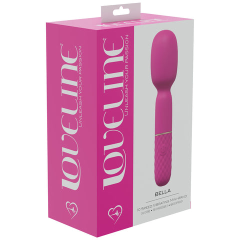 LoveLine - Bella - 10 Speed Vibrating Mini Wand Electric Massager