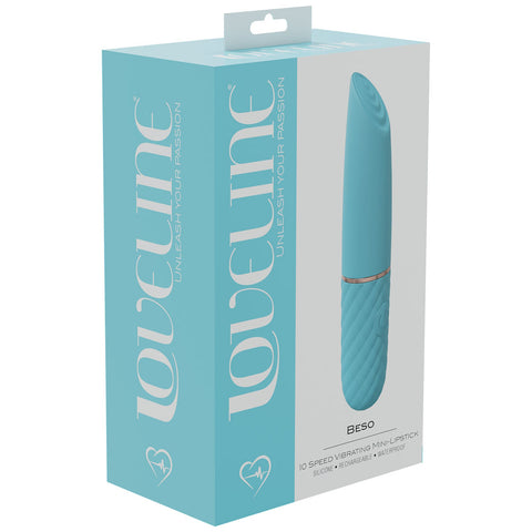 Loveline Beso Vibrator – Whisper Quiet, Powerfully Pleasurable - Blue VIBRATORS