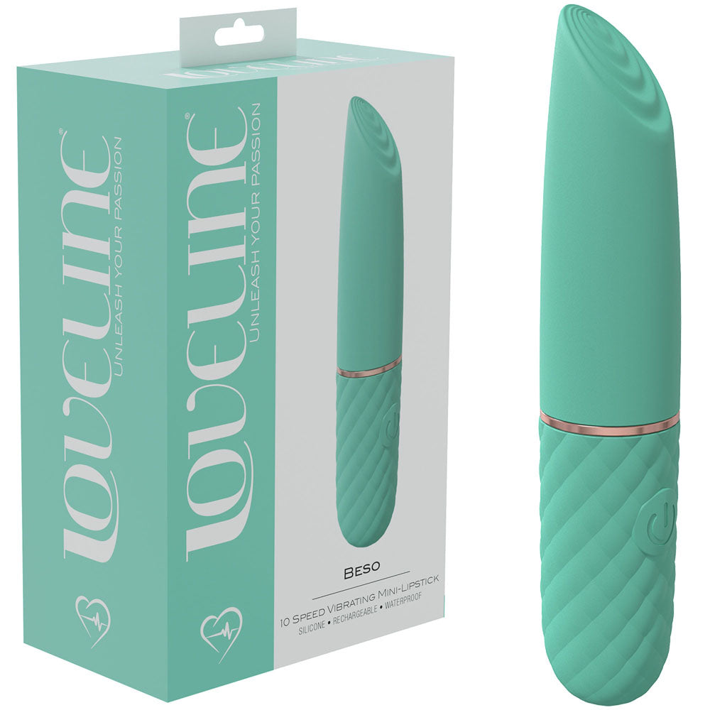 Loveline Beso Vibrator – Whisper Quiet, Powerfully Pleasurable - Green Green VIBRATORS