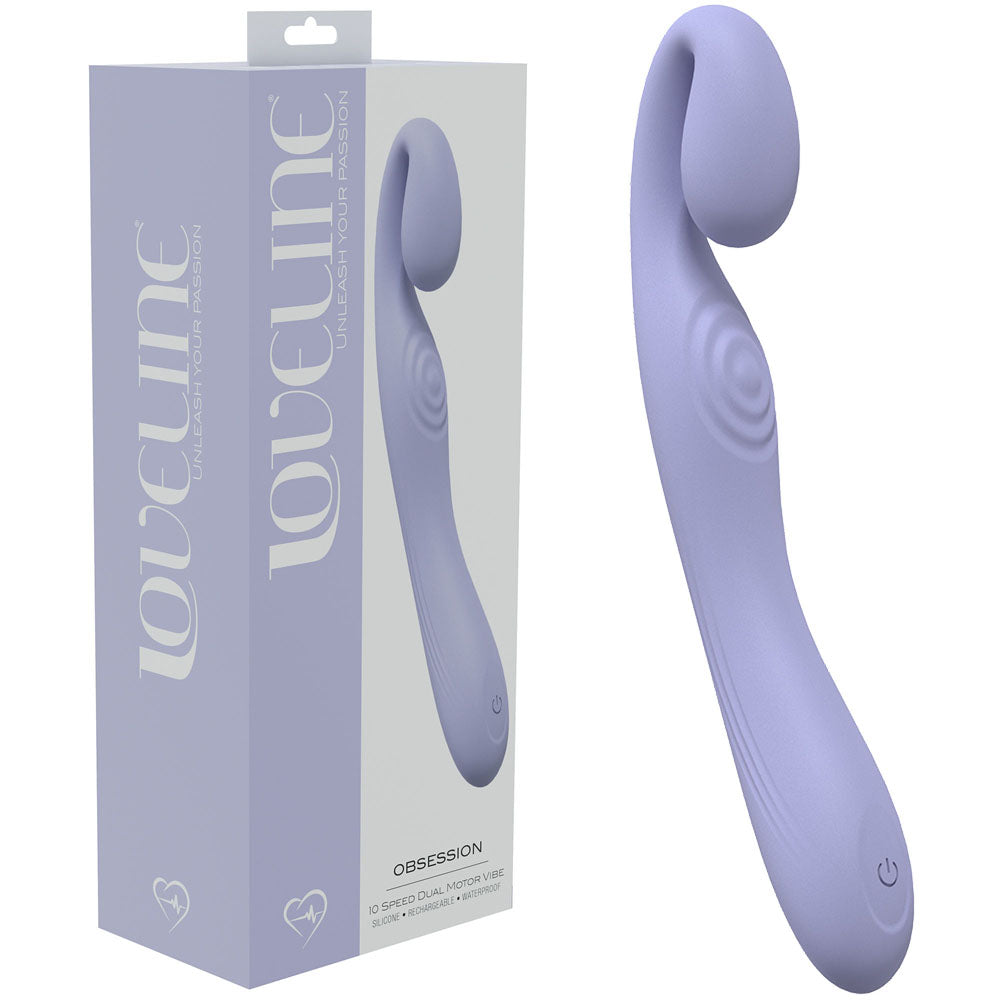 LOVELINE Obsession - Lavender Premium Silicone Vibrator Purple > Sex Toys For Ladies > G-Spot Vibrators