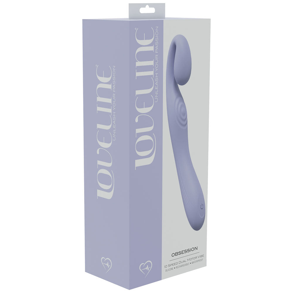 LOVELINE Obsession - Lavender Premium Silicone Vibrator > Sex Toys For Ladies > G-Spot Vibrators