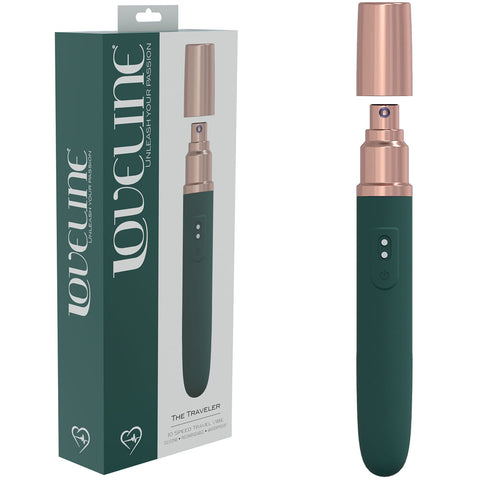 LOVELINE The Traveler - Powerful Whisper Quiet Vibrator Green Vibrators
