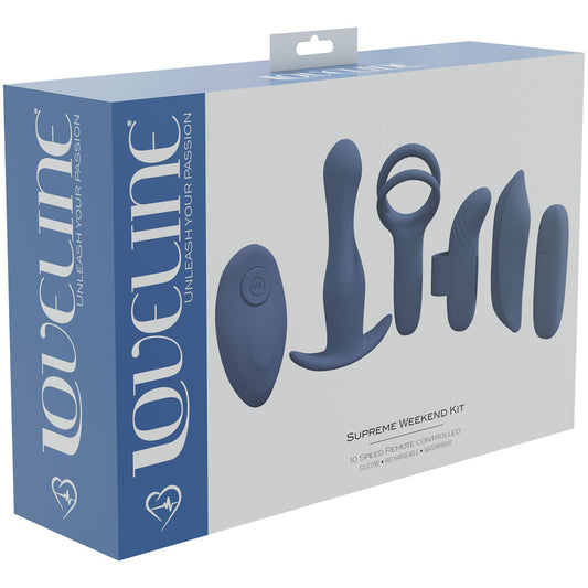 LOVELINE Supreme Weekend Kit - Blue for Ultimate Pleasure