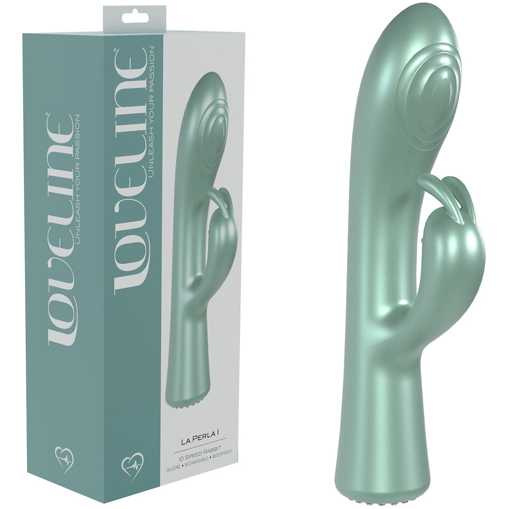LOVELINE La Perla I - Dual-Motor Rabbit Vibrator Green > Vibrators > Ladies > Rabbit