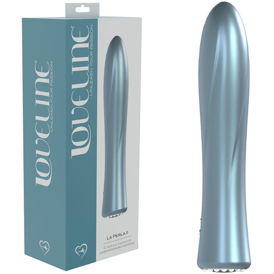 LOVELINE La Perla II - Whisper Quiet Vibrator - Blue