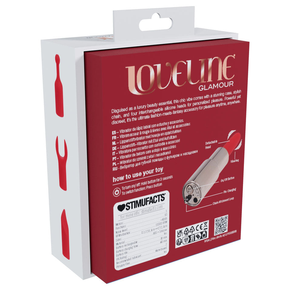 Lovelife Sparkle – USB Rechargeable 8.3 cm Lipstick Vibrator > Vibrators > Mini Vibrators
