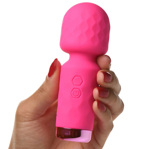 Bang 10X Mini Silicone Wand Pink 4.5 Inch Rechargeable Flexible Neck > Sex Toys For Ladies > Wand Massagers and Attachments