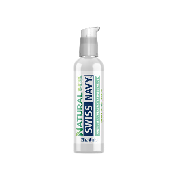 Swiss Navy Natural Premium All Natural Water Based Glide 2oz Water Based Lube