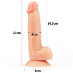 The Ultra Soft Dude 20.3 Centimeter 8 Inch Dong > Dildos > Realistic Dildos