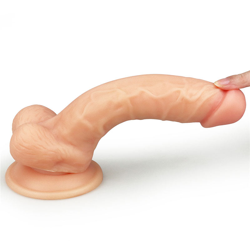 Lovetoy The Ultra Soft Dude (8 Inch) – Realistic Soft Dildo > Dildos > Realistic Dildos