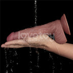Lovetoy Dual-Density Power Cock – USB Rechargeable 9 Inch Vibrating Dildo > Vibrators > Realistic Vibrators