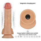 Power Basics 8 Inch Vibrating Dildo – Lifelike Waterproof Dildo > Vibrators > Realistic Vibrators