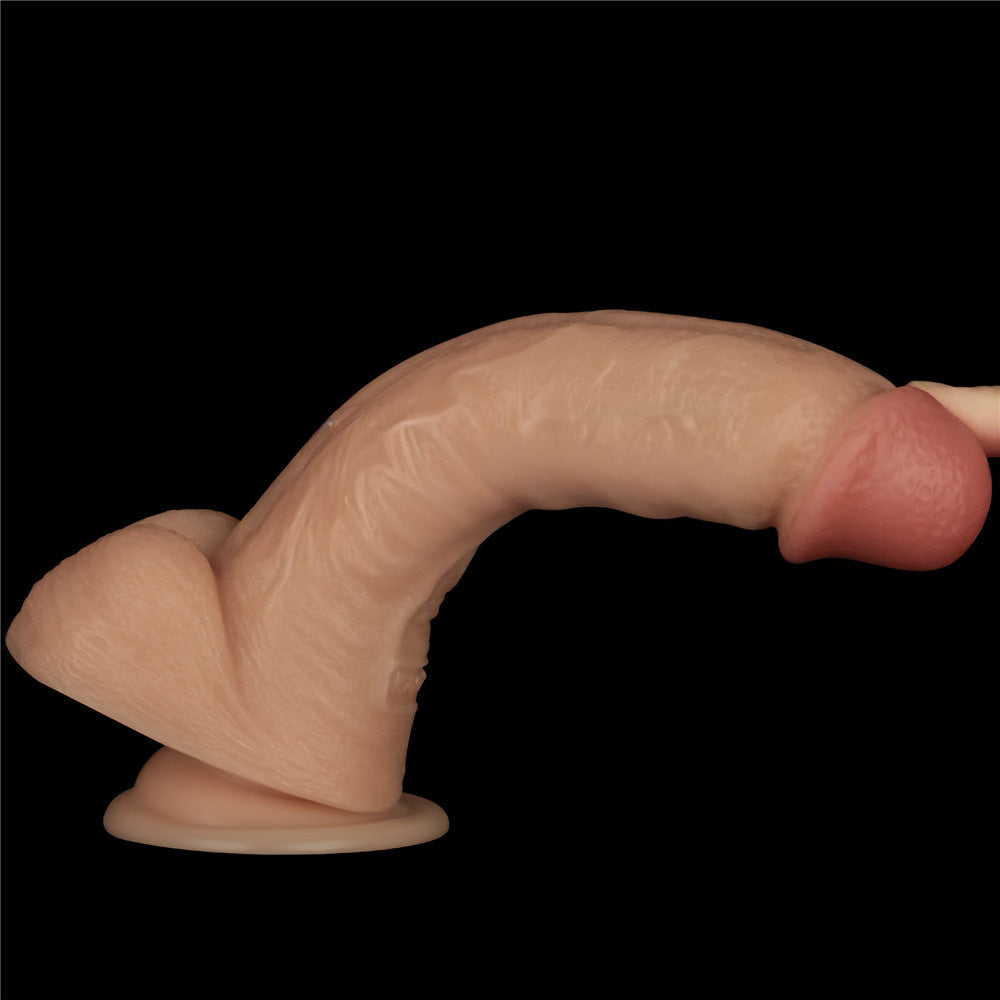 Power Basics 8 Inch Vibrating Dildo – Lifelike Waterproof Dildo > Vibrators > Realistic Vibrators