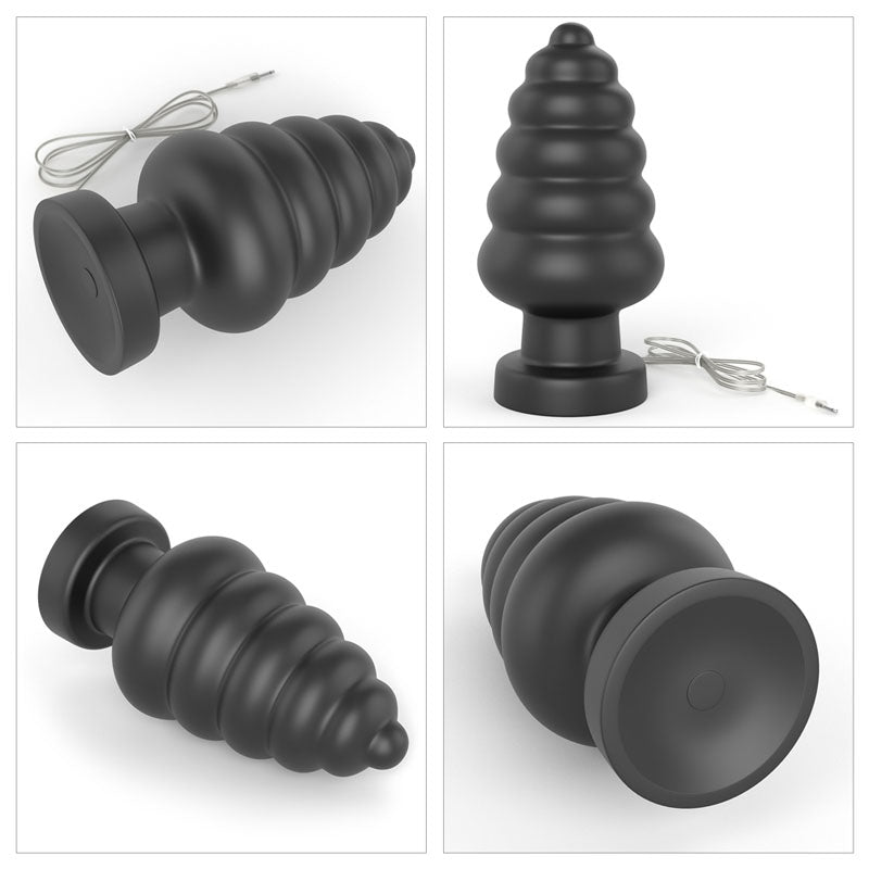 King Sized 7 Inch Vibrating Anal Cracker 17.8 cm XL Butt Plug Butt Plugs - Vibrating