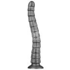 King Sized Vibrax Slider (Grey) – USB Rechargeable Vibrating Dildo 36.8 cm (14.5 Inches) > Dildos > Oversized Toys