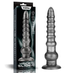 Vibrax Slider King Sized – USB Rechargeable 12.5 Inch Vibrating Dildo Grey > Dildos > Oversized Toys