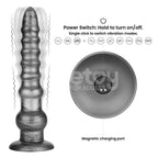 Vibrax Slider King Sized – USB Rechargeable 12.5 Inch Vibrating Dildo > Dildos > Oversized Toys