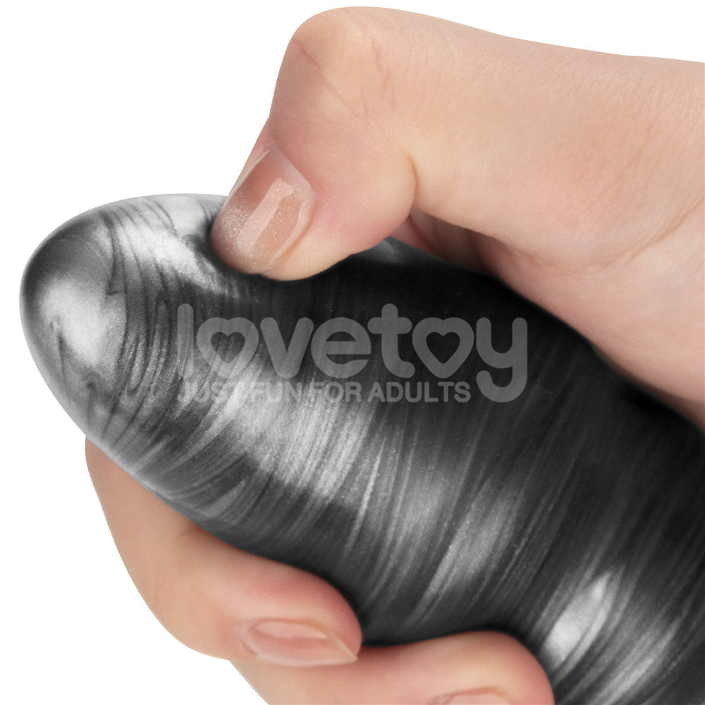 Vibrax Slider (Grey) – USB Rechargeable 12.5 Inch Vibrating Dildo Dongs Big