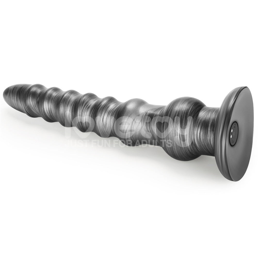 Vibrax Slider King Sized – USB Rechargeable 12.5 Inch Vibrating Dildo > Dildos > Oversized Toys