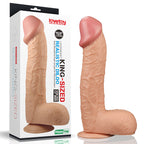 Love Toys King Size Realistic Dildo Dong (Blush Pink) – 10.5 Inch Large Dildo Flesh > Dildos > Large Dildos