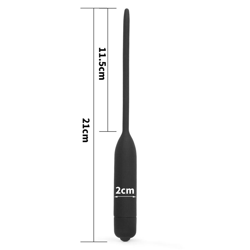 Silicone Vibrating Urethral Dilator with 10 Speed Vibrating Mechanism > Sex Toys For Men > Sounding Rods