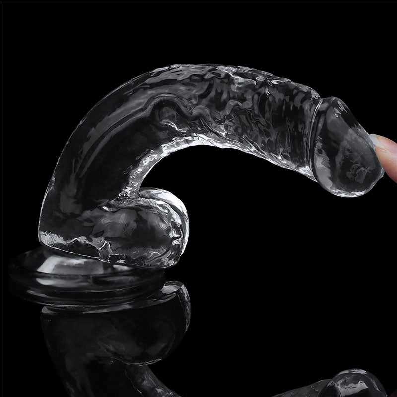 Clear Dildo 7.5 Inch Realistic Adult Pleasure Toy for Sensational Experiences > Realistic Dildos and Vibes > Realistic Dildos