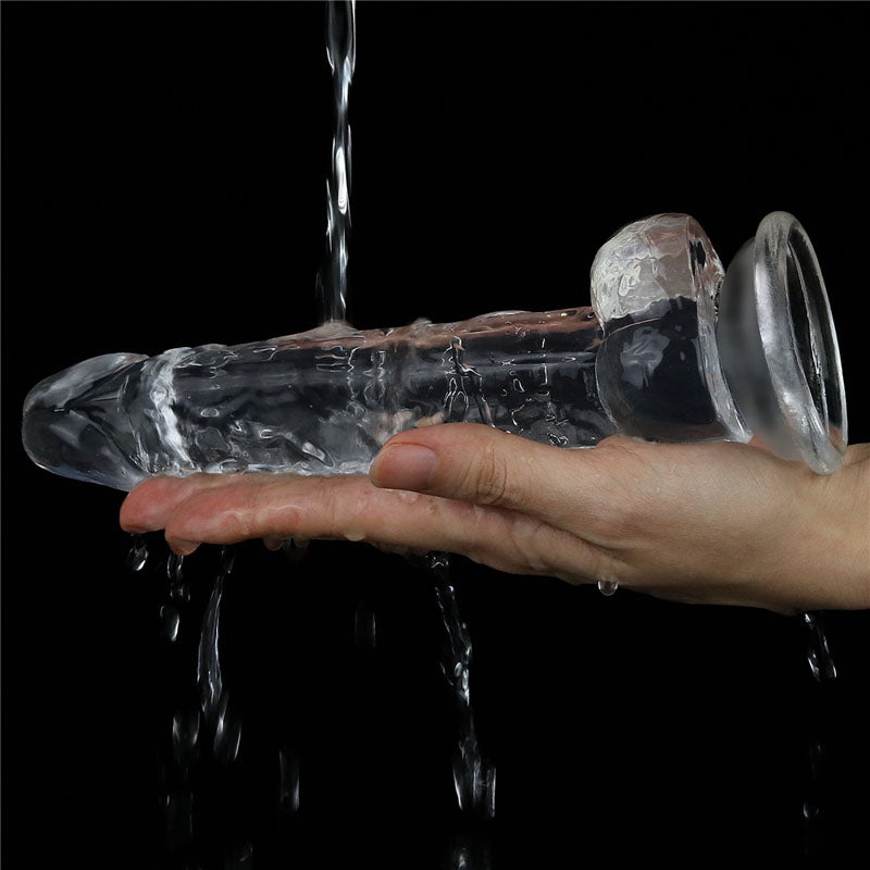 Clear Dildo 7.5 Inch Realistic Adult Pleasure Toy for Sensational Experiences > Realistic Dildos and Vibes > Realistic Dildos