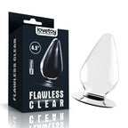Flawless Clear Series (Transparent) – Realistic 4.5 Inch Butt Plug Clear > Anal Range > Butt Plugs