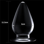 Flawless Clear Series (Transparent) – Realistic 4.5 Inch Butt Plug > Anal Range > Butt Plugs
