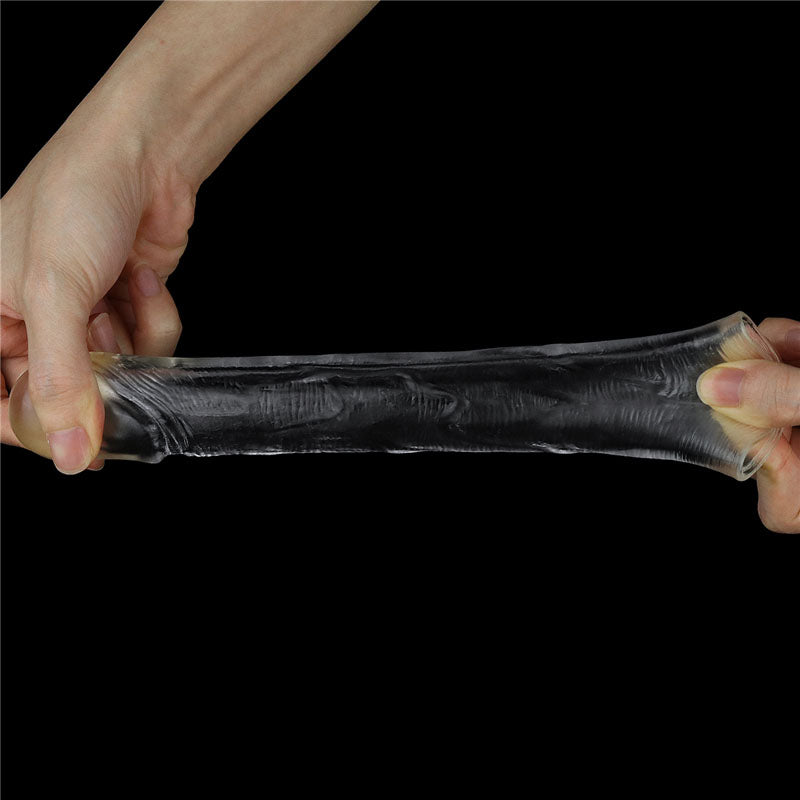 Clear Penis Extender Sleeve Plus One Inch > Sex Toys For Men > Penis Sleeves