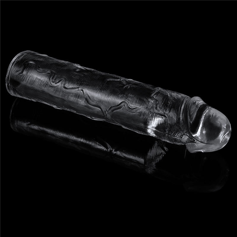 Clear Penis Extender Sleeve for Enhanced Length and Girth > Sex Toys For Men > Penis Sleeves