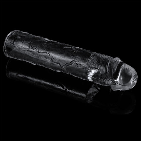 Clear Penis Extender Sleeve for Enhanced Length and Girth > Sex Toys For Men > Penis Sleeves