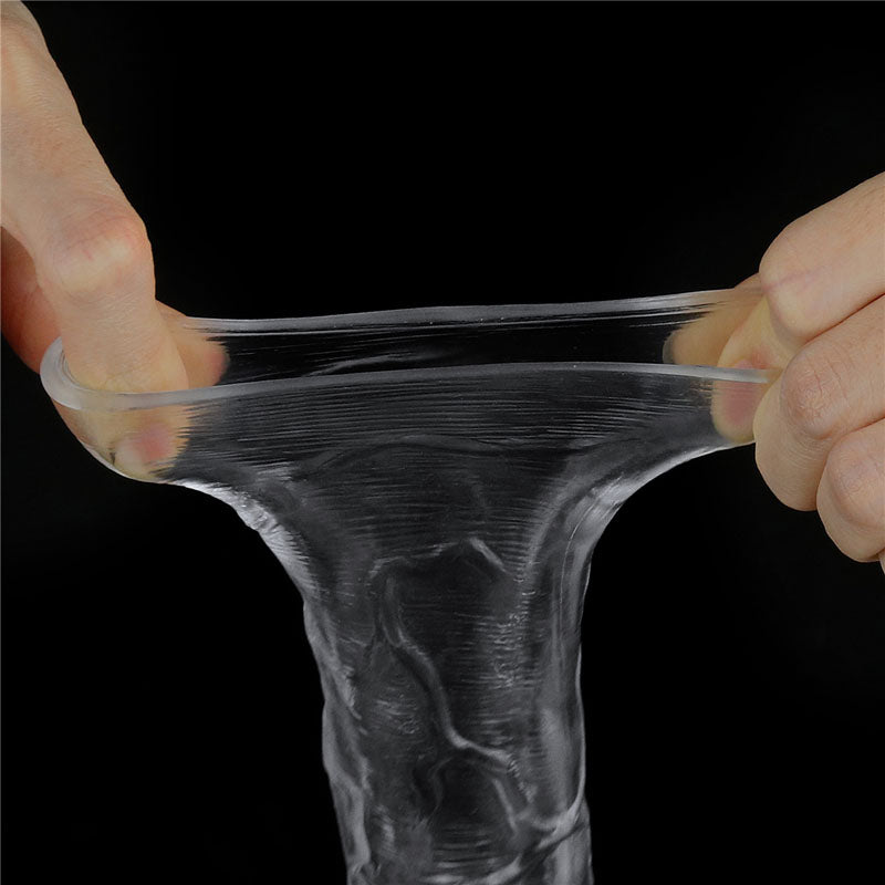 Clear Penis Extender Sleeve for Enhanced Length and Girth > Sex Toys For Men > Penis Sleeves
