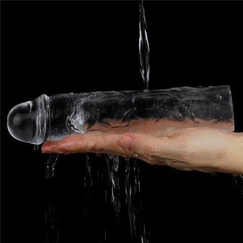 Clear Penis Extender Sleeve for Enhanced Length and Girth > Sex Toys For Men > Penis Sleeves