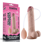 Soft Ejaculation Cock With Ball 9 Inch Lifelike Dildo Flesh > Dildos > Squirting Dildos