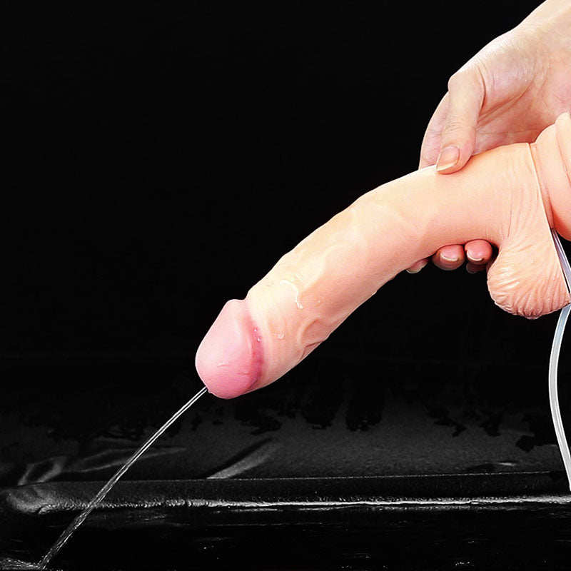 Soft Ejaculation Cock With Ball 9 Inch Lifelike Dildo > Dildos > Squirting Dildos